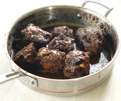 Jamaican Oxtail Stew with Rice & Peas